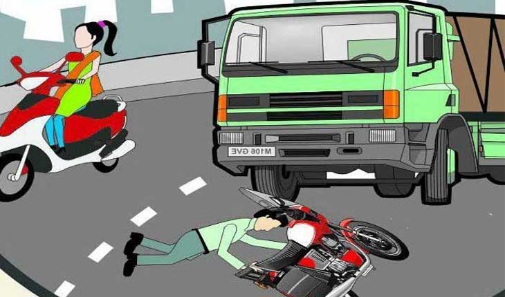 ଦୁଇ ମୋଟର ସାଇକେଲ ମଧ୍ୟରେ ମୁହାଁମୁହିଁ ଧକ୍କା; ଜଣେ ମୃତ ୩ ଗୁରୁତର