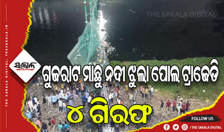 ଗୁଜରାଟ ମାଛୁ ନଦୀ ଝୁଲା ପୋଲ ଭୁଶୁଡି ପଡ଼ିବା ଘଟଣା, ୪ ଗିରଫ