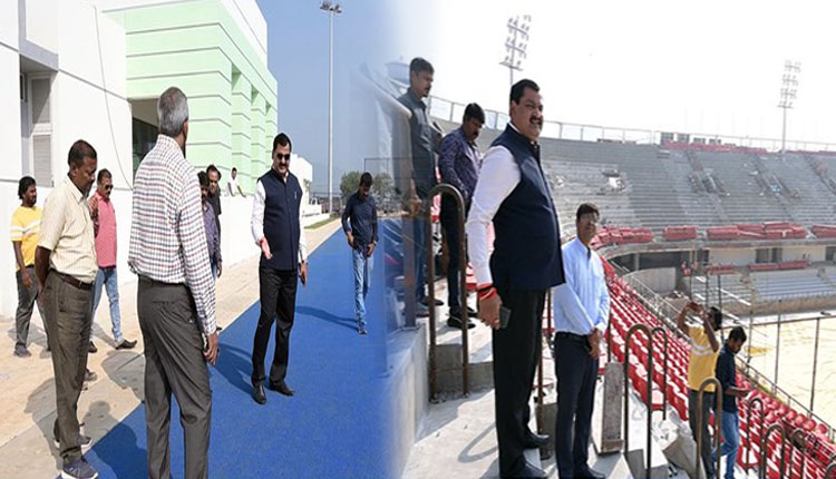 ରାଉରକେଲାରେ ବିର୍ସା ମୁଣ୍ଡା ଅନ୍ତର୍ଜାତୀୟ ହକି ଷ୍ଟାଡିୟମର ନିର୍ମାଣ କାର୍ଯ୍ୟ ବୁଲି ଦେଖିଲେ ହକି ଇଣ୍ଡିଆର ସଭାପତି ଦିଲ୍ଲୀପ ତିର୍କୀଙ୍କ ସହ ଉଚ୍ଚ ପ୍ରତିନିଧି ଦଳ