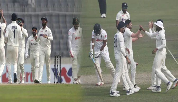 ଦ୍ୱିତୀୟ ଟେଷ୍ଟ: ଭାରତର ଘାତକ ବୋଲିଂରେ ଧରାଶାୟୀ ବାଂଲାଦେଶ,  ପ୍ରଥମ ଇନିଂସରେ ୨୨୭ ରନରେ ଅଲଆଉଟ୍