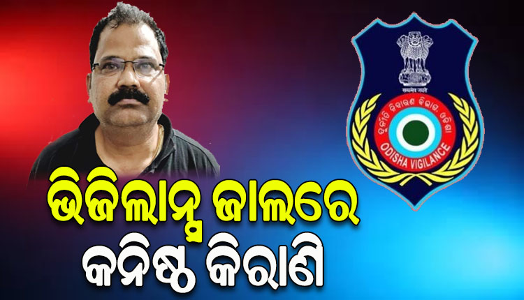 ଭିଜିଲାନ୍ସ ଜାଲରେ ସୁନ୍ଦରଗଡ଼ ଆରଡବ୍ଲୁ ଡିଭିଜନର କନିଷ୍ଠ କିରାଣି, ଏକକାଳୀନ ୬ଟି ସ୍ଥାନରେ ଚାଲିଛି ରେଡ୍