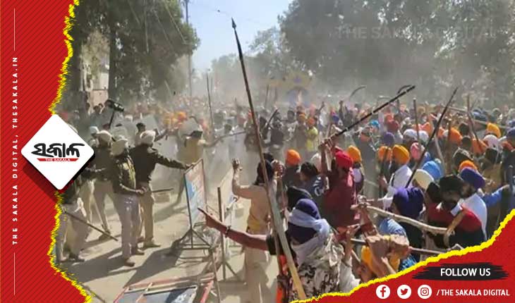 ଥାନା ଉପରକୁ ଆକ୍ରମଣ କଲେ ‘ୱାରିସ ପଞ୍ଜାବ ଦେ’ ସଂଗଠନର ହଜାର ହଜାର ସମର୍ଥକ