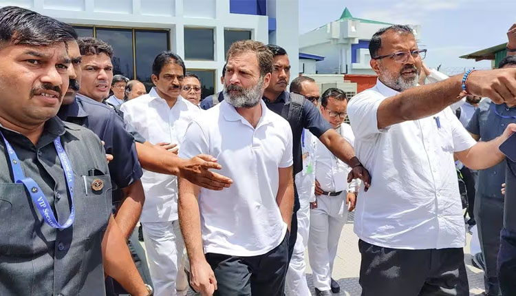 ମଣିପୁର ଯାଇଥିବା ରାହୁଲ୍‌ ଗାନ୍ଧୀଙ୍କ ଗାଡ଼ିକୁ ଚୁରାଚାନ୍ଦପୁରରେ ଅଟକାଇଲା ପୁଲିସ