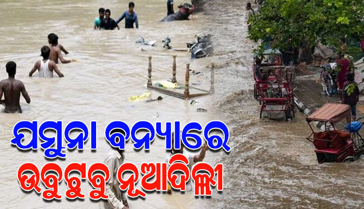 ଦିଲ୍ଲୀ ପାଇଁ ଦୁଃଖ ସାଜିଛି ଯମୁନା ବନ୍ୟା ପାଣି, ଭିଆଇପି ଅଞ୍ଚଳଠୁ ନେଇ ଗଳିକନ୍ଦି ସବୁଠି ଜମିଛି ନଦୀପାଣି