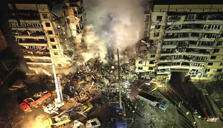 ୟୁକ୍ରେନର ଡନିପ୍ରୋ ସହରରେ ସକାଳୁ ସକାଳୁ ଋଷିଆର ମିଶାଇଲ ମାଡ, ୭ଗୁରୁତର ଆହତ