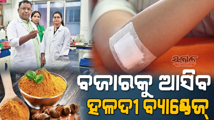 ଅଳ୍ପ ସମୟ ମଧ୍ୟରେ ଶାରୀରିକ କ୍ଷତ ଠିକ୍‌ କରିଦେବ ‘ହଳଦୀ ବ୍ୟାଣ୍ଡେଜ୍‌‌’, ବର୍ଷକ ଭିତରେ ବଜାରରେ ଉପଲବ୍ଧ ହେବ କର୍କ୍ୟୁମିନ ବ୍ୟାଣ୍ଡେଜ୍‌‌