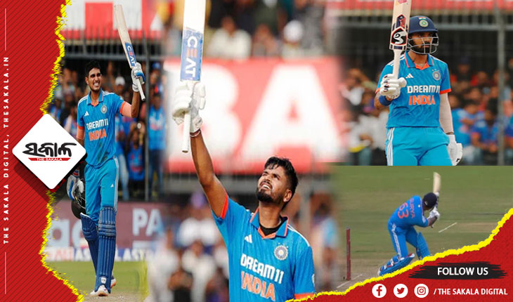 ଦ୍ବିତୀୟ ଦିନିକିଆ: ଗିଲ୍‌ -ଆୟରଙ୍କ ଶତକୀୟ ଓ ରାହୁଲ -ସୂର୍ଯ୍ୟକୁମାରଙ୍କ ଅର୍ଦ୍ଧଶତକୀୟ ପାରି, ଅଷ୍ଟ୍ରେଲିଆକୁ ୪୦୦ ରନର ଟାର୍ଗେଟ ଦେଲା ଭାରତ