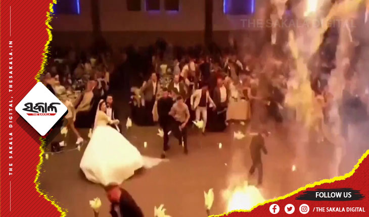 ବିବାହ ମଣ୍ଡପରେ ଅଗ୍ନିକାଣ୍ଡ, ବରକନ୍ୟାଙ୍କ ସହ ଜଳିଗଲେ ୧୦୦ରୁ ଅଧିକ ଅତିଥି