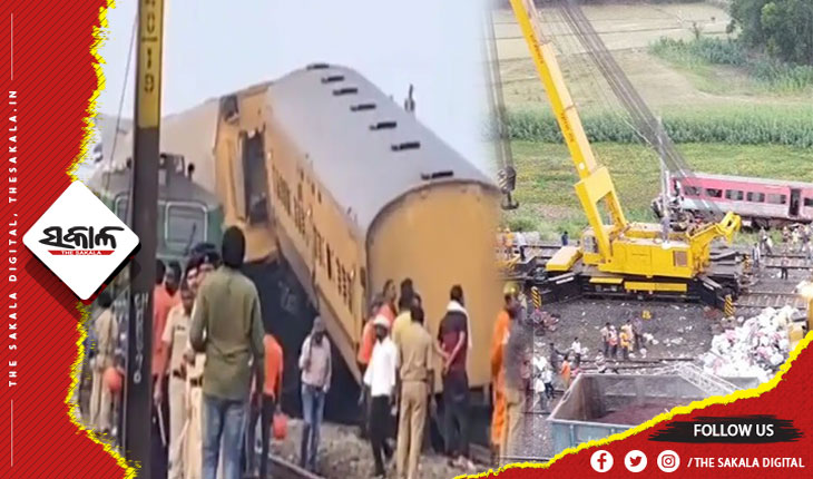 ଓଡ଼ିଶା-ଆନ୍ଧ୍ର ସୀମାରେ ଟ୍ରେନ ଦୁର୍ଘଟଣା: ସରିଲା ଉଦ୍ଧାର କାର୍ଯ୍ୟ, ଚାଲିଛି ଟ୍ରାକ ମରାମତି