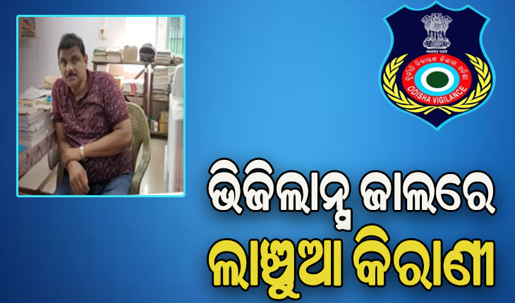 ଭିଜିଲାନ୍ସ ଜାଲରେ ବରିଷ୍ଠ କିରାଣୀ, ୧୦ ହଜାର ଟଙ୍କା ଲାଞ୍ଚ ନେଉଥିବା ବେଳେ ମାଡ଼ିବସିଲା ଭିଜିଲାନ୍ସ