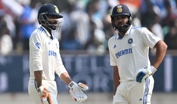 ଭାରତ- ଇଂଲଣ୍ଡ ୩ୟ ଟେଷ୍ଟ: ପ୍ରଥମ ଦିନରେ ରୋହିତ ଓ ଜାଡେଜାଙ୍କ ଶତକୀୟ ଇଂନିସ