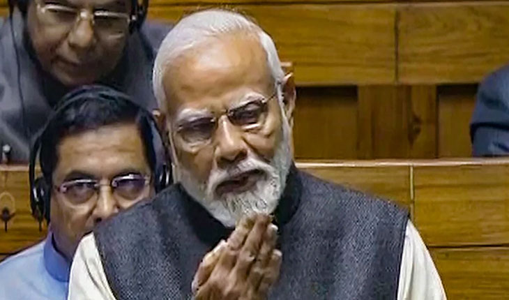 ସଂସଦରେ କଂଗ୍ରେସକୁ କଟାକ୍ଷ କରିବା ସହ ଏନଡିଏକୁ ୪୦୦ରୁ ଅଧିକ ଆସନ ମିଳିବ କହିଲେ ପିଏମ୍ ମୋଦୀ