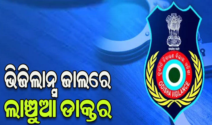 ଭିଜିଲାନ୍ସ ଜାଲରେ ଡାକ୍ତର, ୬ହଜାର ଟଙ୍କା ଲାଞ୍ଚ ନେବାବେଳେ ମାଡ଼ିବସିଲା ଭିଜିଲାନ୍ସ