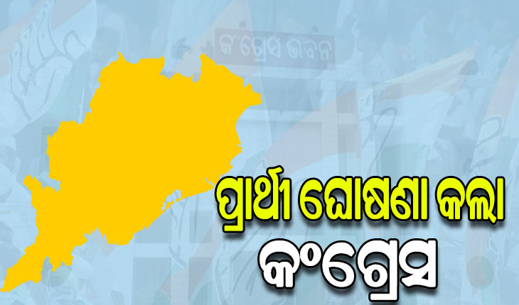 ୪୯ ବିଧାନସଭା ଓ ୮ ଲୋକସଭା ଆସନ ପାଇଁ ପ୍ରଥମ ପର୍ଯ୍ୟାୟ ପ୍ରାର୍ଥୀ ଘୋଷଣା କଲା କଂଗ୍ରେସ