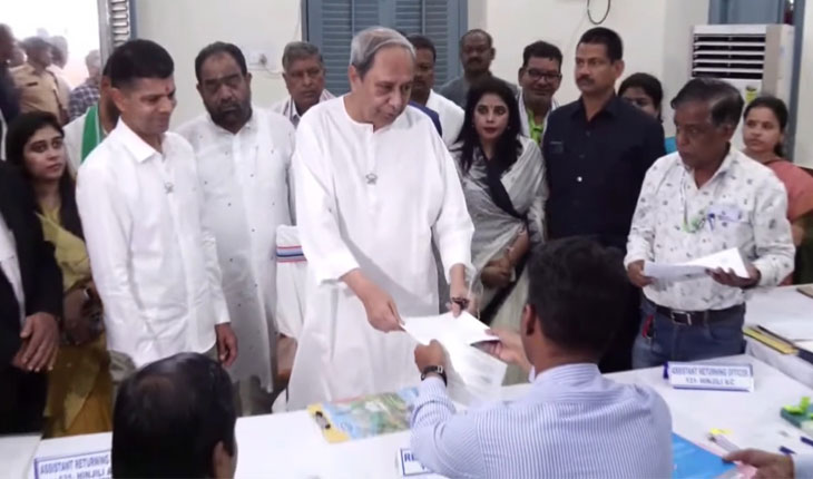 ହିଞ୍ଜିଳି ବିଧାନସଭା ଆସନ ପାଇଁ ପ୍ରାର୍ଥିପତ୍ର ଦାଖଲ କଲେ ବିଜେଡି ସୁପ୍ରିମୋ ନବୀନ ପଟ୍ଟନାୟକ