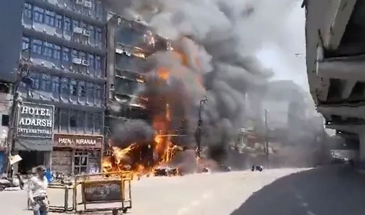 ପାଟନା: ହୋଟେଲରେ ଭୟଙ୍କର ଅଗ୍ନିକାଣ୍ଡ, ୬ ମୃତ