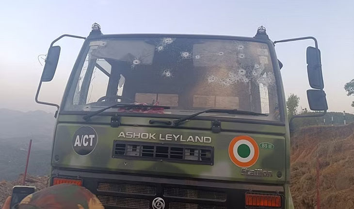 ବାୟୁସେନାର ଗାଡି ଉପରେ ଆତଙ୍କବାଦୀ ଆକ୍ରମଣ :  ୫ ଯବାନ ଆହତ, ଜଣଙ୍କ ଅବସ୍ଥା ଗୁରୁତର