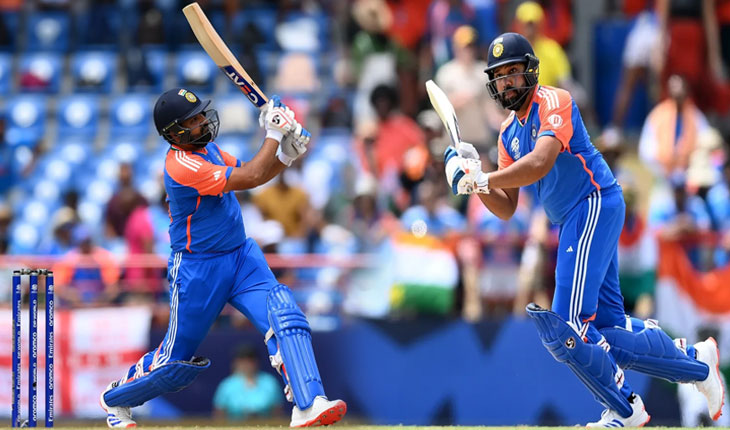 ଟି-୨୦ ବିଶ୍ୱକପ୍‌ ସୁପର-୮ ମୁକାବିଲା: ରୋହିତଙ୍କ ବିସ୍ଫୋରକ ବ୍ୟାଟିଂ, ଅଷ୍ଟ୍ରେଲିଆକୁ  ୨୦୬ ରନର ଟାର୍ଗେଟ ଦେଲା ଭାରତ