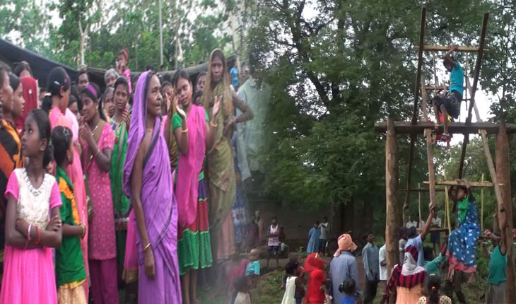 ମୟୂରଭଞ୍ଜ ଖଡିଆ ଜନଜାତିଙ୍କ ନିଆରା ରଜ ପର୍ବ: ଦୋଳିଗୀତରେ ପରାଜିତ ଯୁବକ ଓ ଯୁବତୀଙ୍କ ବାହାଘର ହୁଏ ଚୁଡାନ୍ତ