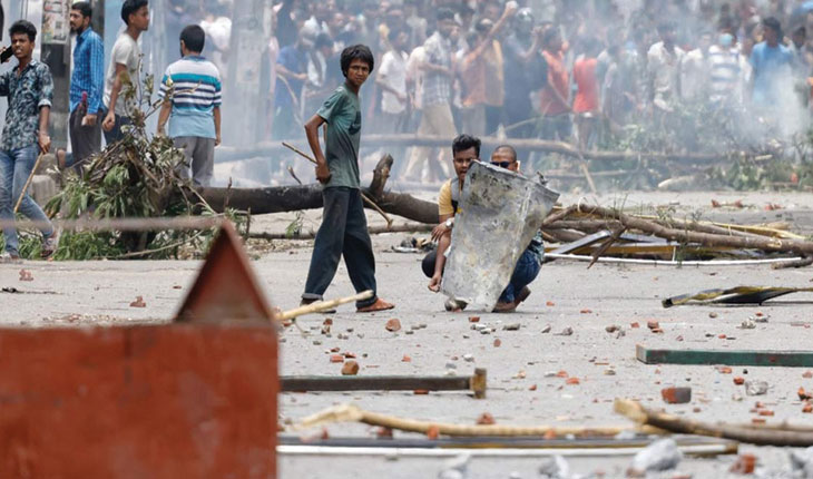 ବାଂଲାଦେଶରେ ଉଗ୍ର ହେଉଛି ସଂରକ୍ଷଣ ବିରୋଧୀ ହିଂସା: ୧୦୫ ମୃତ; ୨୫୦୦ରୁ ଅଧିକ ଆହତ