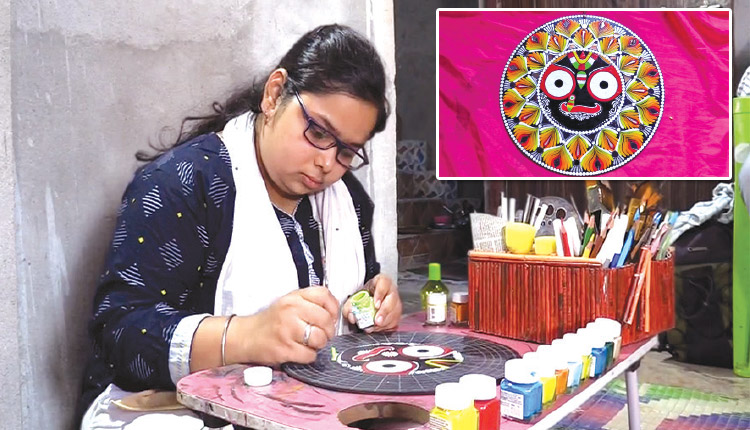 ଚିତ୍ରକଳାରେ ବେଶ ପ୍ରତିଭାଶାଳୀ ବୌଦ୍ଧର ଶିଖା ମିଶ୍ର, ଆଙ୍କୁଛନ୍ତି ପ୍ରଭୁ ଜଗନ୍ନାଥଙ୍କ ରଙ୍ଗ ବେରଙ୍ଗର ମନଲୋଭା ଛବି