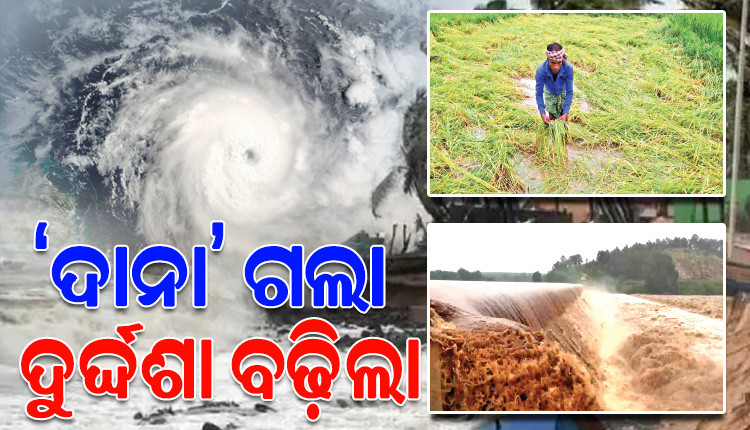 ବାତ୍ୟା ପରେ ବଢିଲା ଦୁର୍ଦ୍ଦଶା; ଶତାଧିକ ଗାଁ ବାହ୍ୟଜଗତରୁ ବିଚ୍ଛିନ୍ନ, ପାଣିରେ ବୁଡ଼ିରହିଛି ହଜାର ହଜାର ହେକ୍ଟର ଚାଷ ଜମି