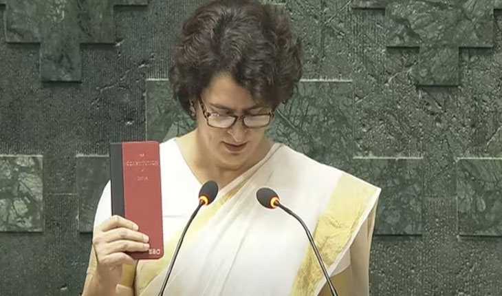 ଶପଥ ନେଲେ ପ୍ରିୟଙ୍କା ଗାନ୍ଧୀ, ଏଣିକି ସଂସଦରେ ଦେଖିବାକୁ ମିଳିବ ଗାନ୍ଧୀ ପରିବାରର ୩ ସଦସ୍ୟ…