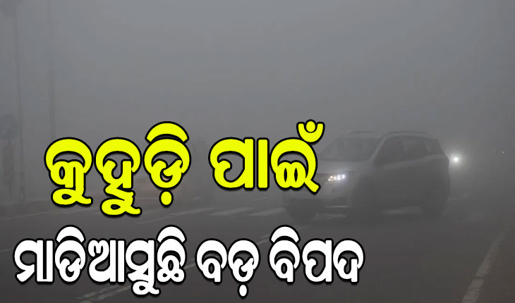 କୁହୁଡ଼ି ପାଇଁ ଜନଜୀବନରେ ମାଡିଆସୁଛି ବଡ଼ ବିପଦ, ବାୟୁମଣ୍ଡଳରେ ତିଆରି ହେଉଛି ବିଷାକ୍ତ ସ୍ମଗ୍….