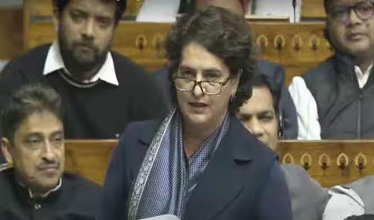 ସଂସଦରେ କେନ୍ଦ୍ରକୁ ପ୍ରିୟଙ୍କା ଗାନ୍ଧୀଙ୍କ ଜୋରଦାର ଟାର୍ଗେଟ