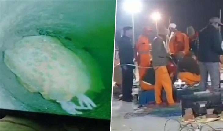 ୭୦୦ ଫୁଟ ଗଭୀର ବୋରୱେଲରେ ଫସିଲା ୩ ବର୍ଷର ଝିଅ, ଉଦ୍ଧାର କାର୍ଯ୍ୟ ଜାରି…