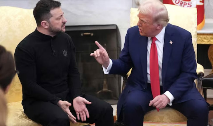 ଟ୍ରମ୍ପ- ଜେଲେଁସ୍କି ମୁହାଁମୁହିଁ; ହ୍ବାଇଟ୍‌ହାଉସ୍‌ରୁ ଜେଲେଁସ୍କିଙ୍କୁ ତଡ଼ିଦେେଲ ଟ୍ରମ୍ପ….