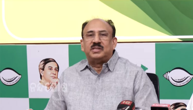 ନବୀନଙ୍କ କାର୍ଯ୍ୟର ନାଁ ନେଇ ବାହାବା ନେବାକୁ ଚେଷ୍ଟା କରୁଛି ବିଜେପି: ସଂତୃପ୍ତ ମିଶ୍ର