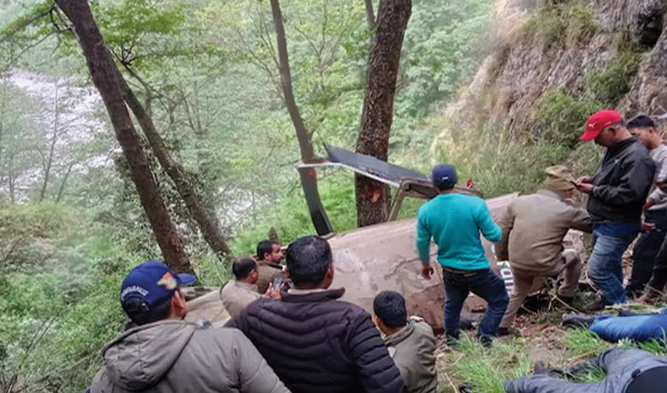 ଉତ୍ତରାଖଣ୍ଡରେ ହେଲିକପ୍ଟର ଦୁର୍ଘଟଣାଗ୍ରସ୍ତ, ପାଇଲଟଙ୍କ ସମେତ ୫ ଜଣଙ୍କର ମୃତ୍ୟୁ..