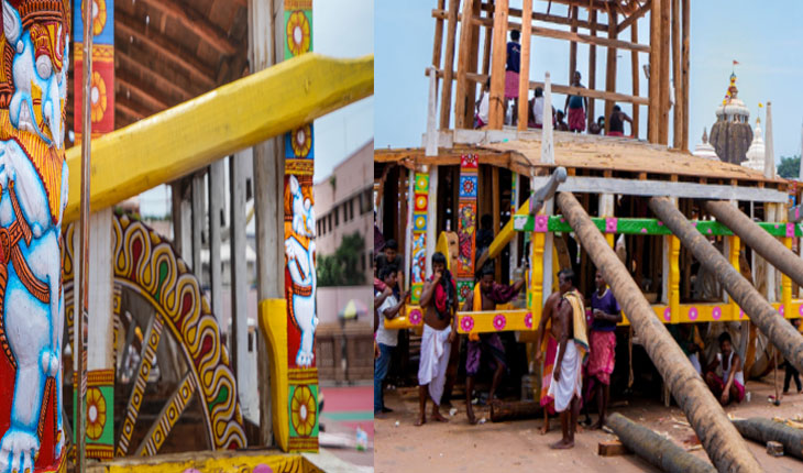 ଆଉ ୩ ଦିନ ପରେ ମହାପ୍ରଭୁଙ୍କ ବିଶ୍ୱପ୍ରସିଦ୍ଧ ରଥଯାତ୍ରା; ଶେଷ ପର୍ଯ୍ୟାୟରେ ତିନିରଥ ନିର୍ମାଣ କାର୍ଯ୍ୟ …