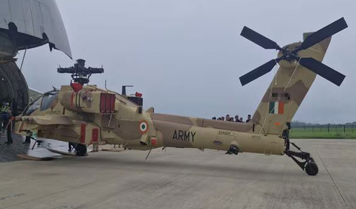 ବଢିବ ସେନାର ଶକ୍ତି, ଭାରତରେ ପହଞ୍ଚିଲା ଆପାଚି ହେଲିକପ୍ଟର୍…
