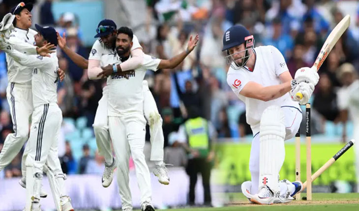 ୬ ରନ୍‌ରେ ଓଭାଲ ଟେଷ୍ଟରେ ଭାରତର ରୋମାଞ୍ଚକ ବିଜୟ