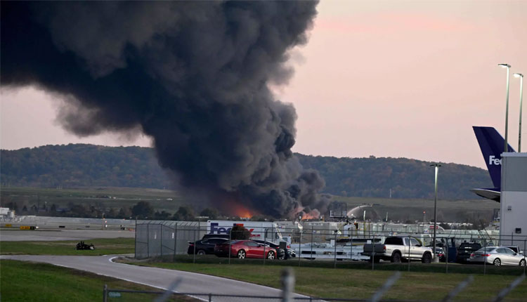 ଆମେରିକାର ଲୁଇସଭିଲରେ କାର୍ଗୋ ବିମାନ କ୍ରାସ; ୭ମୃତ, ୧୦ରୁ ଉର୍ଦ୍ଧ୍ୱ ଆହତ