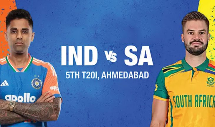 IND vs SA 5th T20:  ଆଜି ଭାରତ-ଦକ୍ଷିଣ ଆଫ୍ରିକା ଶେଷ ଟି-୨୦, ସିରିଜ ହାତେଇବା ଲକ୍ଷ୍ୟରେ ଭାରତ...