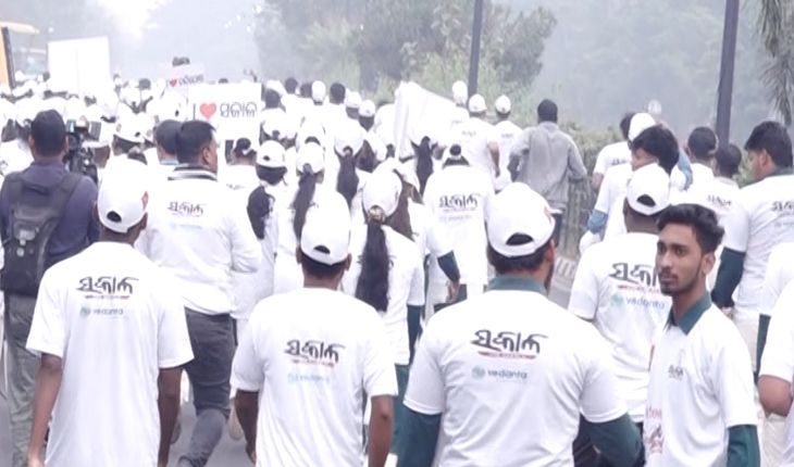 ଦୈନିକ ଖବରକାଗଜ ‘ସକାଳ’ର ୫ମ ସ୍ବନକ୍ଷତ୍ର ଅବସରରେ ମିନି ମାରାଥନ