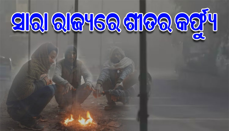 ସାରା ରାଜ୍ୟରେ ହାଡ଼ଭଙ୍ଗା ଶୀତ ଜାରି; ରାତି ବଢ଼ିବା ସାଙ୍ଗକୁ ବଢ଼ୁଛି ଥଣ୍ଡା, ଖସୁଛି ପାରଦ