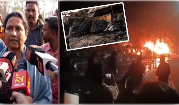 ଭୁବନେଶ୍ୱର ୧ନଂ ହାଟରେ ଭୟଙ୍କର ଅଗ୍ନିକାଣ୍ଡ; ପ୍ଲାଷ୍ଟିକ୍ ସାମଗ୍ରୀ ବ୍ୟବହାର ପାଇଁ ନିଆଁ ଲାଗୁଥିବା କହିଲେ ମେୟର