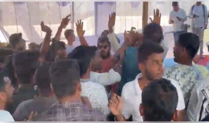 ବାଲି ଖାଦାନ ନିଲାମ ପାଇଁ ଜନଶୁଣାଣି ବେଳେ ତୁମୁଳକାଣ୍ଡ: ସପକ୍ଷ-ବିପକ୍ଷବାଦୀ ମଧ୍ୟରେ ହାତାହାତି, ବାଡ଼ାବାଡ଼ି