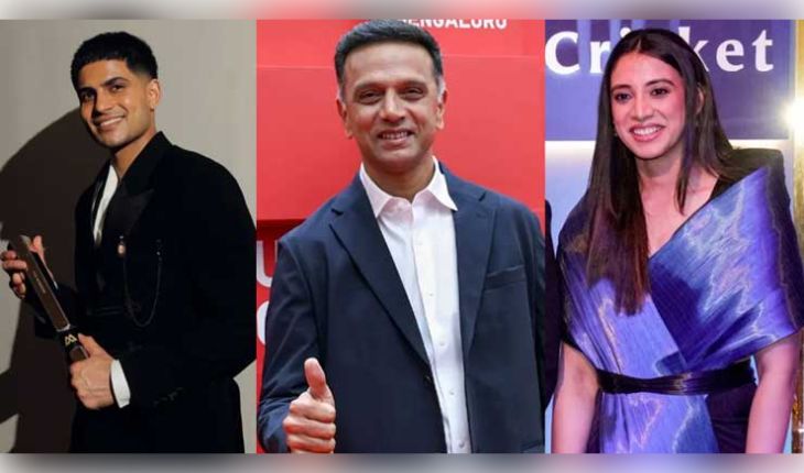 ବିସିସିଆଇ ନମନ ପୁରସ୍କାର: ଶୁବମନ ଗିଲ୍ ଓ ସ୍ମୃତି ମନ୍ଧାନାଙ୍କୁ ବର୍ଷର ଶ୍ରେଷ୍ଠ କ୍ରିକେଟର ସମ୍ମାନ