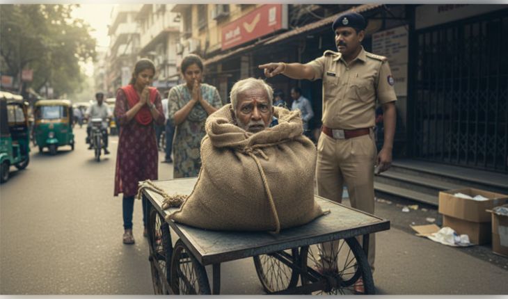 ରିଲ୍ସ ପାଇଁ ପାଗଳାମି: ବୃଦ୍ଧ ବାପାଙ୍କୁ ବସ୍ତାରେ ଭର୍ତ୍ତି କରି କୋରିୟରରେ ପାର୍ସଲ କରିବାକୁ ପରିବାରର ଉଦ୍ୟମ 