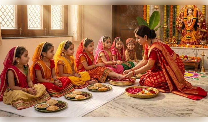 ଚୈତ୍ର ନବରାତ୍ରୀ ୨୦୨୬: ଅଷ୍ଟମୀ-ନବମୀ କନ୍ୟା ପୂଜନ ତିଥି, ଜାଣନ୍ତୁ ଏହି ଦିନ କେଉଁ ରଙ୍ଗର ପୋଷାକ ପିନ୍ଧିବା ଶୁଭ