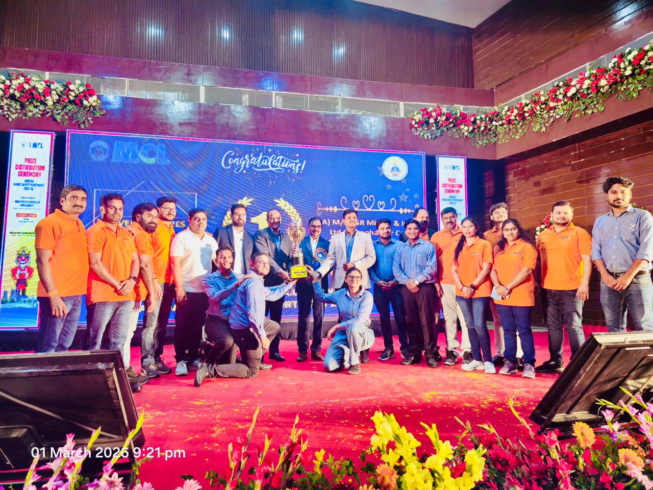 ଡିଜିଏମ୍ଏସ୍ ବାର୍ଷିକ ଖଣି ସୁରକ୍ଷା ପକ୍ଷରେ ବେଦାନ୍ତ ଆଲୁମିନିୟମ ଜାମଖାନି କୋଇଲା ଖଣିର ରେକର୍ଡ