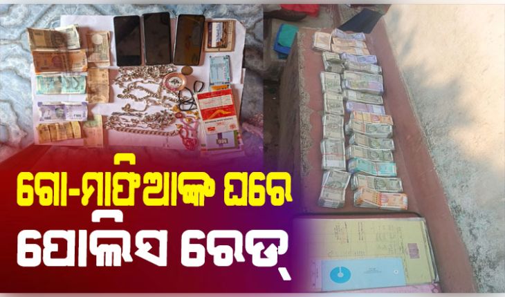 ଗୋ-ମାଫିଆଙ୍କ ବିରୋଧରେ ତିନି ଜିଲ୍ଲାରେ ବଡ କାର୍ଯ୍ୟାନୁଷ୍ଠାନ: ମୟୁରଭଞ୍ଜର ୧୫ ସ୍ଥାନରେ ଚଢ଼ାଉ, ବିପୁଳ ନଗଦ ଓ ସୁନା-ରୂପା ଜବତ
