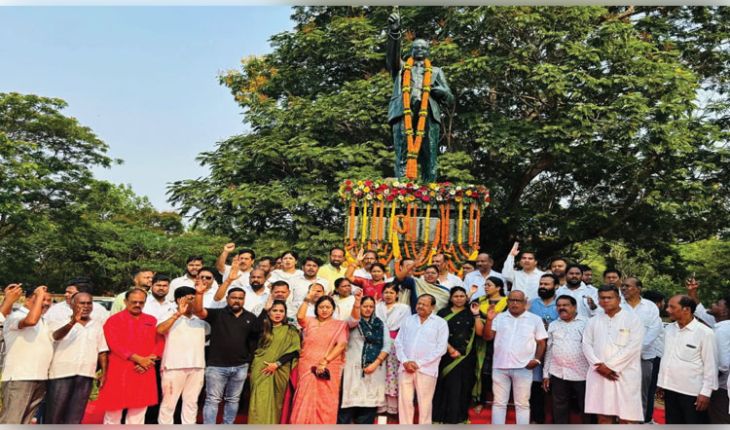 ଡ. ବି. ଆର୍. ଆମ୍ୱେଦକରଙ୍କ ୧୩୫ତମ ଜନ୍ମଜୟନ୍ତୀ: ଶ୍ରଦ୍ଧାଞ୍ଜଳି ଜଣାଇଲା ବିଜେଡି