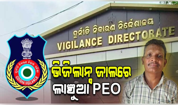 ଭିଜିଲାନ୍ସ ଜାଲରେ ମିର୍ଗିନେଣ୍ଡି ପିଇଓ, ୧୮,୦୦୦ ଟଙ୍କା ଲାଞ୍ଚ ନେବାବେଳେ ମାଡିବସିଲା ବିଭାଗ 