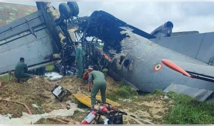 ଆସାମର ଜୋରହାଟ ଏୟାରବେସରେ ଭାରତୀୟ ବାୟୁସେନାର AN- 32 ଏୟାରକ୍ରାଫ୍ଟ କ୍ରାସ୍ 